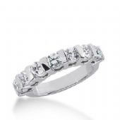 14k Gold Diamond Anniversary Wedding Ring 7 Round Brilliant Diamonds 1.05ctw 304WR135114K