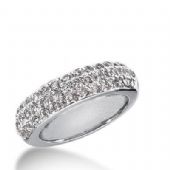 14k Gold Diamond Anniversary Wedding Ring 40 Round Brilliant Diamonds 1.07ctw 307WR135414K