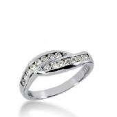 14k Gold Diamond Anniversary Wedding Ring 16 Round Brilliant Diamonds 0.32ctw 334WR147214K