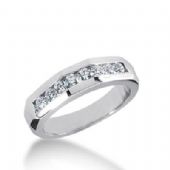 14k Gold Diamond Anniversary Wedding Ring 8 Round Brilliant Diamonds Total 0.40 ctw. 433WR177414K