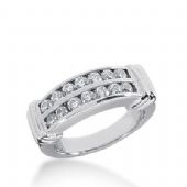 14k Gold Diamond Anniversary Wedding Ring 16 Round Stone Total 0.64ctw 438WR178414k