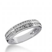 14k Gold Diamond Anniversary Wedding Ring 36 Round Brilliant Diamonds 0.015 ct Total 0.54ctw. 494WR202014k