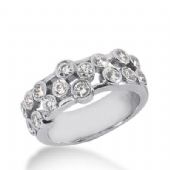 14k Gold Diamond Anniversary Wedding Ring 16 Round Brilliant Diamonds Total 0.56ctw 542WR213314k
