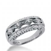 14k Gold Diamond Anniversary Wedding Ring 20 Round Brilliant Diamonds Total 0.40ctw 551WR215114k