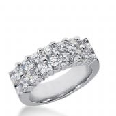 14k Gold Diamond Anniversary Wedding Ring 14 Round Brilliant Diamonds Total 2.10ctw 558WR218414k