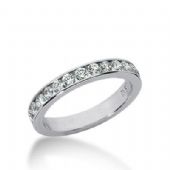 14k Gold Diamond Anniversary Wedding Ring 13 Round Brilliant Diamonds Total 0.65ctw 572WR230614k