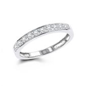 14K Gold & 0.36 carat Round Cut Diamond Wedding Ring for Women
