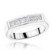 14K Gold & 0.60 Carat Diamond Wedding Band for Men