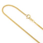 14K Yellow Gold Miami Cuban Link Curb Chain 1.5mm for Men