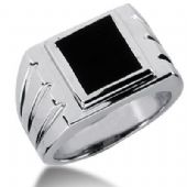 Men's Onyx Ring 128-MDR1224