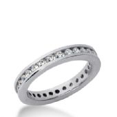 950 Platinum Diamond Eternity Wedding Bands, Channel Setting 1.00 ct. DEB4213PLT