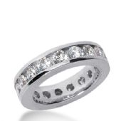 950 Platinum Diamond Eternity Wedding Bands, Channel Setting 3.00 ct. DEB42120PLT