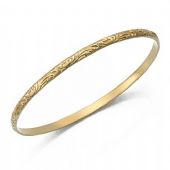 4mm Classic Design Moroccan Womens Bangle 035-4CDMWB