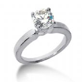 18K Gold Solitaire Diamond Engagement Ring  1.5ctw. 3001-ENGS14K-6383