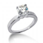 Platinum Solitaire Diamond Engagement Ring  1.5ctw. 3001-ENGS14K-6383
