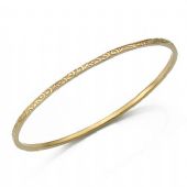 2mm Flat Classic Design Moroccan Womens Bangle 018-2FCDMWB