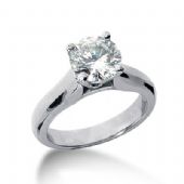 18K Gold Solitaire Diamond Engagement Ring 1.25ctw. 3003-ENGS18K-6658