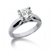 18K Gold Solitaire Diamond Engagement Ring 1.25ctw. 3004-ENGS18K-6661