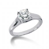 18K Gold Solitaire Diamond Engagement Ring 1.50ctw. 3006-ENGS18K-430-1.50