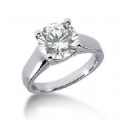 18K Gold Solitaire Diamond Engagement Ring 3 ctw. 3008-ENGS18K-430-3