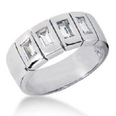 18K Gold & 0.80 Carat Diamond Wedding Ring for Women