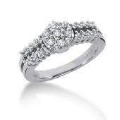 18K Diamonds Round Brilliant Anniversary Ring (0.67ctw.)