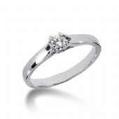 Platinum Solitaire Diamond Engagement Ring 0.15 ctw. 3011-ENGSPLAT-513