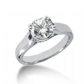 Platinum Solitaire Diamond Engagement Ring 1.5ctw. 3013-ENGSPLAT-518