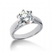 Platinum Solitaire Diamond Engagement Ring 2.5ctw. 3015-ENGSPLAT-6075