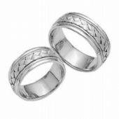 Platinum His & Hers Classic 030 Wedding Bands Set HH030PLAT