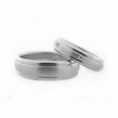 Platinum His & Hers 0.24 ct Diamond 069 Wedding Band Set HH069PLAT