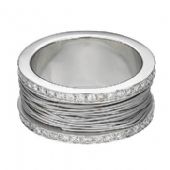 950 Platinum 10mm Diamond Wedding Bands Rings 2500