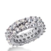 950 Platinum Diamond Eternity Wedding Bands, Prong Setting 5.50 ct. DEB286PLT