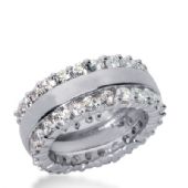 950 Platinum Diamond Eternity Wedding Bands, Prong Setting 2.50 ct. DEB281PLT