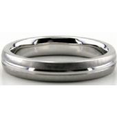 Platinum 950 4mm Diamond Cut Wedding Band 660-4