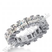 950 Platinum Diamond Eternity Wedding Bands, Prong Setting 7.00 ctw. DEB1814PLT