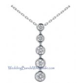 Platinum 950 Diamond Journey Pendant 5 Stone 2.0 ctw. JPD1677PLT