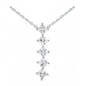 Platinum 950 Diamond Journey Pendant 5 Stone 2.50 ctw. JPD1740PLT