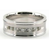 14k Gold 7mm Diamond Wedding Bands Rings 1231