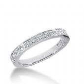 18k Gold Diamond Anniversary Wedding Ring 13 Round Brilliant Diamonds 0.33ctw 280WR123318K