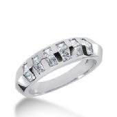 18k Gold Diamond Anniversary Wedding Ring 12 Princess Cut Diamonds 0.84ctw 290WR133518K