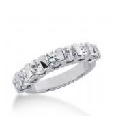 18k Gold Diamond Anniversary Wedding Ring 7 Round Brilliant Diamonds 1.05ctw 304WR135118K
