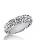 18k Gold Diamond Anniversary Wedding Ring 40 Round Brilliant Diamonds 1.07ctw 307WR135418K