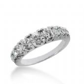 18k Gold Diamond Anniversary Wedding Ring 9 Round Brilliant Diamonds 1.25ctw 326WR143318K