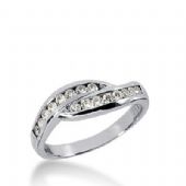18k Gold Diamond Anniversary Wedding Ring 16 Round Brilliant Diamonds 0.32ctw 334WR147218K