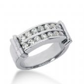 18k Gold Diamond Anniversary Wedding Ring 16 Round Brilliant Diamonds 0.80ctw 355WR150818K