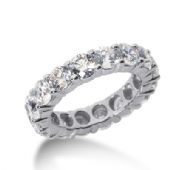 14k Gold Diamond Eternity Wedding Bands, Shared Prong Setting 4.50 ct. DEB1003014K