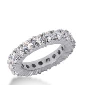 950 Platinum Diamond Eternity Wedding Bands, Prong Setting 3.50 ct. DEB10320PLT