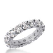 14k Gold Diamond Eternity Wedding Bands, Wide Shared Prong Setting 3.50 ct. DEB1672514K