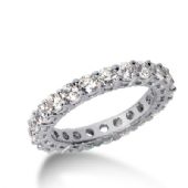 950 Platinum Diamond Eternity Wedding Bands, Shared Prong Setting 2.50 ct. DEB17710PLT